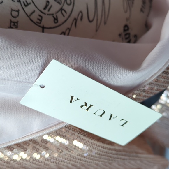 Rose gold sequin dress. - Picture 6 of 6